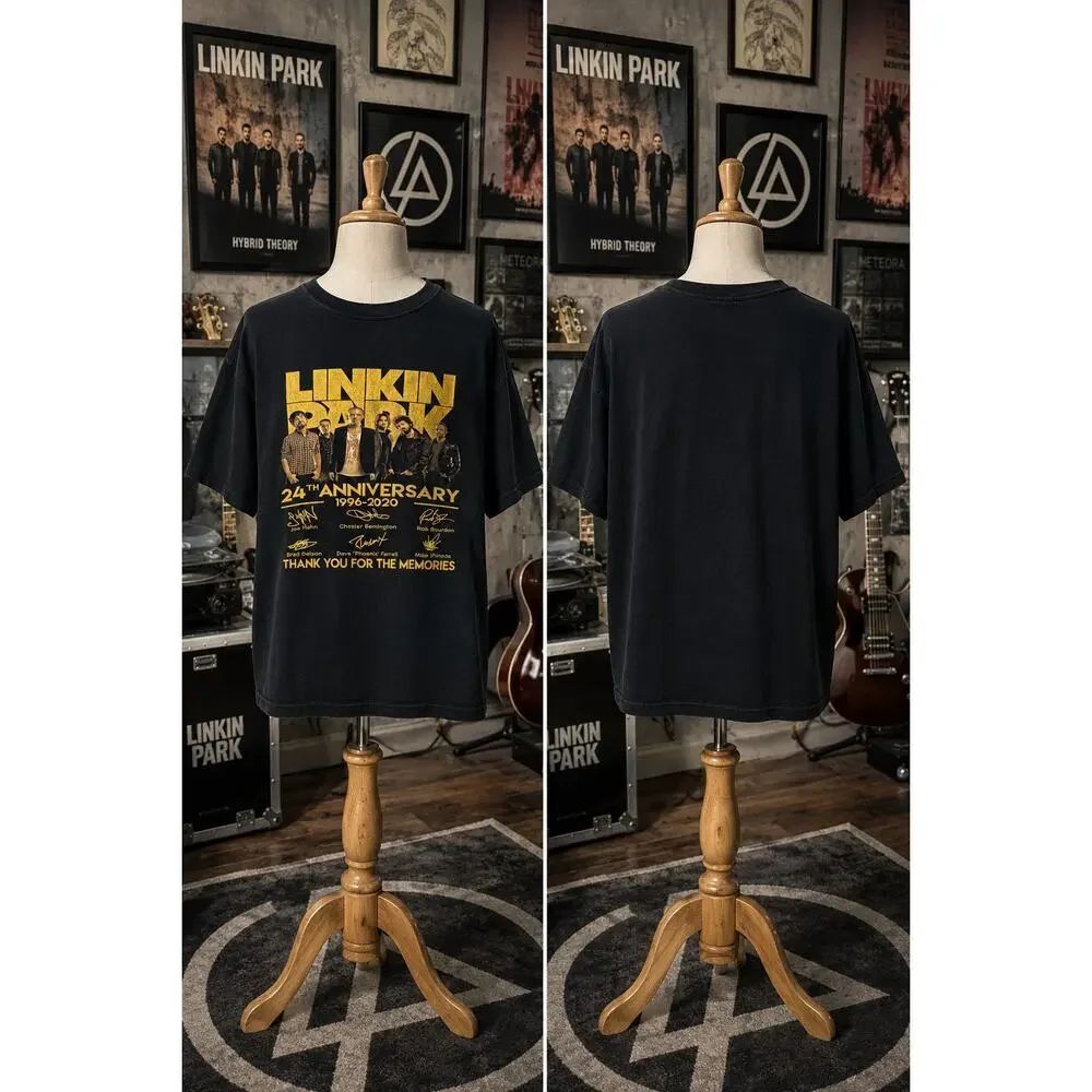 Linkin Park 24th Anniversary Band Tee 1996-2020 Shirt 4XL
